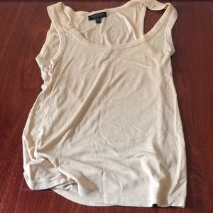 TopShop tan-cream tanktop